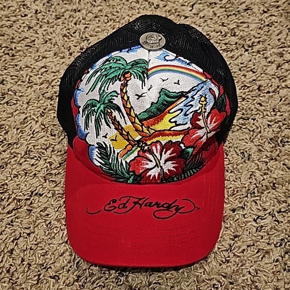 Ed Hardy Vintage Trucker Snap Back